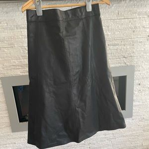 ISABEL MARANT Black Leather Skirt! NWT and NEVER WORN!